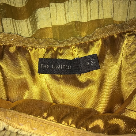 The Limited Yellow A-line Midi Dress - Picture 4 of 8